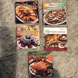 Five Pampered Chef Cookbooks